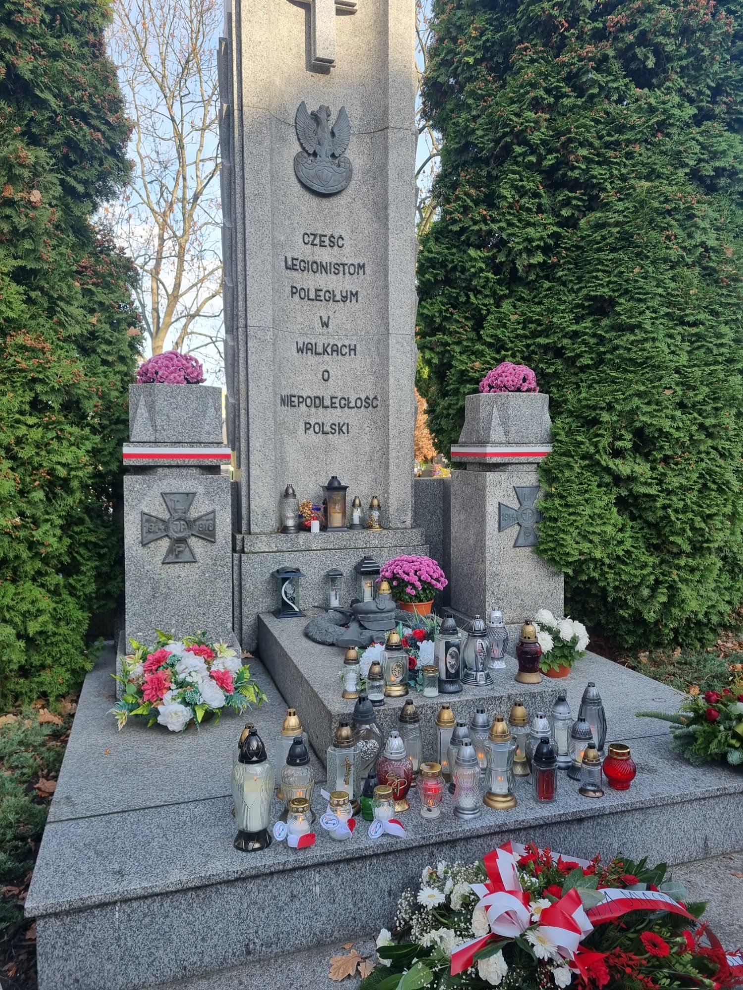 Grób żołnierzy z czasów I wojny światowej.
