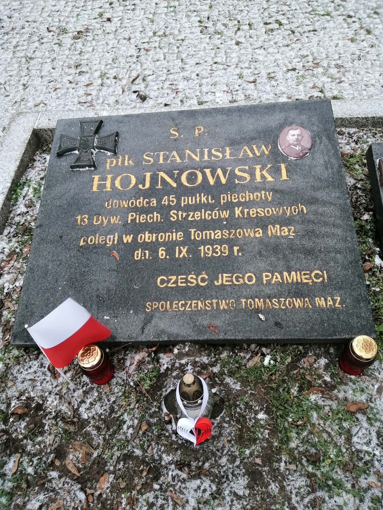 Nagrobek płk Stanisława Hojnowskiego