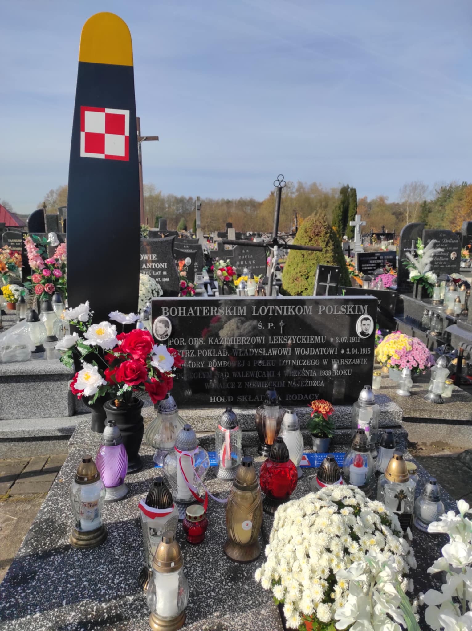 Lotnicy 212 eskadry bombowej "Łosi" kpr Władysław Wojdat, por. obs. Jan Kazimierz Lekszycki